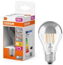 OSRAM LED izzó A60 E27 6, 5 W = 50 W 640 lm 2700 K Meleg 300° Szabályozható Retrofit Filament CLASSIC Osram (4058075132917)