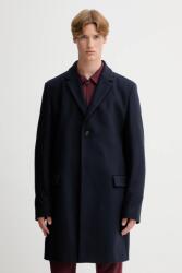 HUGO BOSS gyapjú kabát sötétkék, 50546528 - sötétkék 52