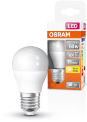 OSRAM LED izzó P45 gömb alakú E27 6, 5 W = 60 W 806 lm 2700 K Meleg 150° STAR CLASSIC Osram (4099854021985)