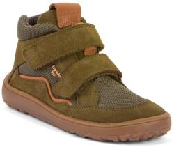 Froddo încălțăminte pentru copii barefoot TEX AUTUMN Olive Froddo G3110266-1 | încălțăminte pentru copii cu închidere cu Velcro | pantofi din piele cu membrană și talpă flexibilă - 32