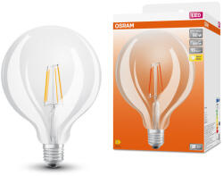 OSRAM LED izzó G125 gömb alakú E27 7W = 60W 806lm 2700K Meleg 300° Retrofit Filament CLASSIC Osram (4099854054174)