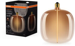 OSRAM LED dekoratív izzó E27 4, 8 W = 20 W 200 lm 1800 K Meleg 320° Borostyánszínű Izzószál, Szabályozható Fényerő Vintage 1906 Osram (4058075836389)