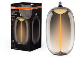 OSRAM LED dekoratív izzó E27 12W = 28W 300lm 1800K Meleg 320° Füstölt Izzószálas Szabályozható Fényerő Vintage 1906 Osram (4058075836341)