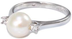 Ékszershop Köves-gyöngyös fehérarany gyűrű (1207115)