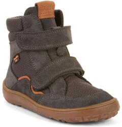 Froddo ghete de iarnă barefoot pentru copii TEX WINTER TL Grey G3160247-5T | ghete pentru copii cu închidere cu scai | încălțăminte din piele cu membrană și talpă flexibilă - 36