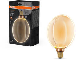 OSRAM LED dekoratív izzó G183 gömb alakú E27 4W = 22W 220lm 1800K Meleg 330° Izzószálas, szabályozható fényerővel Vintage 1906 Osram (4058075846043)