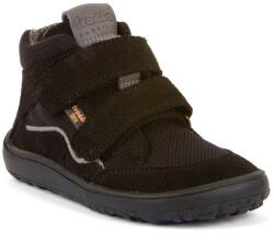 Froddo ghete barefoot pentru copii TEX AUTUMN Black Froddo G3110266-20 | ghete pentru copii cu închidere velcro | încălțăminte din piele cu membrană și talpă flexibilă - 36