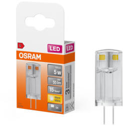 OSRAM LED kapszulaizzó G4 0.6W = 5W 55lm 2700K Meleg 12V 320° LED PIN Osram (4099854061974)