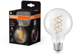 OSRAM LED dekoratív izzó G80 gömb alakú E27 7.2W = 60W 806lm 2700K Meleg CRI90 300° Szabályozható Vintage 1906 Osram (4058075836808)