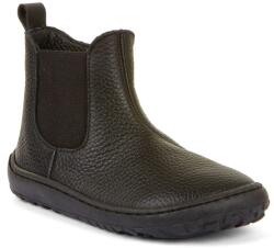 Froddo Încălțăminte barefoot pentru copii Froddo CHELYS Black G3160245-4 | ghete pentru copii cu fermoar | pantofi din piele cu talpă flexibilă - 40