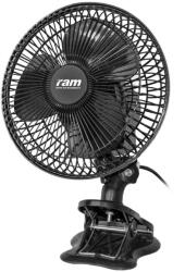 RAM ventilátor csipesszel, oszcilláló 18 cm (20W)