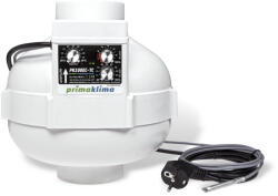 Prima Klima Prima Klima ventilátor PK100EC-TC 100 mm - 580 m3/h, EC motor és hőmérsékletfüggő fordulatszám-szabályzás