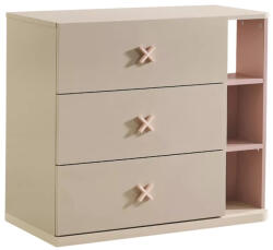KUPA Comoda pentru copii cu 3 sertare , Design modern, colectia Nordic (22104)