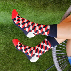 Pataki zokni Pataki 3D kockás zokni 35-38 97718