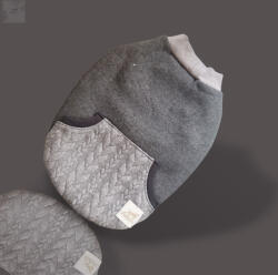  Szürke kötöttmintás pulóver (HR589678)