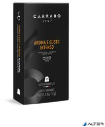Caffé Carraro Kávékapszula, Nespresso® kompatibilis, 10 db, CARRARO "Aroma E Gusto Intenso (CAR043)
