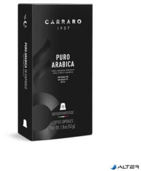 Caffé Carraro Kávékapszula, Nespresso® kompatibilis, 10 db, CARRARO "Puro Arabica (CAR040)