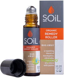 SOiL Roll-On Anti-Insecte Bug Away cu Uleiuri Esentiale Pure Bio 10ml