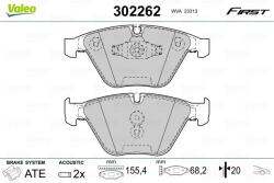 VALEO set placute frana, frana disc VALEO ESSENTIAL 302262 (302262)