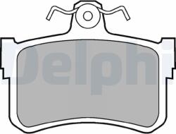 DELPHI set placute frana, frana disc DELPHI LP880 (LP880)