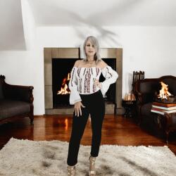 Ie traditionala Corset tip ie cu broderie Chryse 5