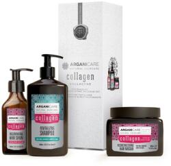 Arganicare Set trio cu Colagen pentru revitalizarea si restructurarea parului, Arganicare