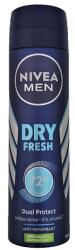 Nivea men dry fresh 150ml deodorant spray dual protect antibacterial-0%alcohol