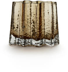 COOEE Széles váza Gry, 19cm, konyak - COOEE