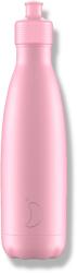 Chilly's Bottles termosz üveg - pasztell rózsaszín - sport 500ml, Eredeti kiadás