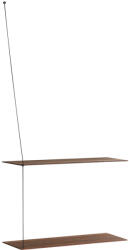 Woud Polc "Stedge", 60 x 22 cm, 4 változat- Woud Variáns: sötét tölgyfa