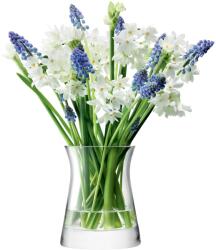 LSA International Virágoskert Posy üvegváza, 13cm, ättetsző, LSA, kézzel készített