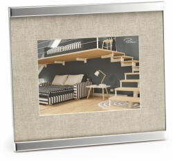 Philippi Home fényképkeret, 13 x 18 cm, nikkel - textil - Philippi