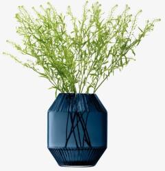 LSA International Rotunda váza, h. 20 cm, zafír - LSA nemzetközi