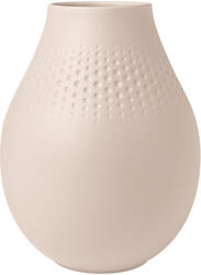 Villeroy & Boch Magas Perle váza, Manufacture Collier bézs, m. 15, 9 cm - Villeroy & Boch