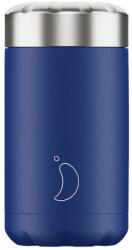 Chilly's Termo ételhordó Chilly's Bottles - matt kék 500ML, Original kiadás
