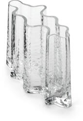 COOEE Váza Szürke blé, 24 cm, átlátszó - COOEE