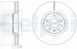 DELPHI Disc frana DELPHI BG4185C (BG4185C)