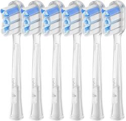 Laifen 30102-000028 Wave 6db Mélytisztító Átlátszó Fogkefefej (30102-000028)