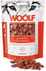 WOOLF Salmon Chunkies 100g snack pisici si caini, bucati somon