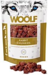 WOOLF Rabbit Chunkies 100g recompensa pisici si caini, bucati iepure