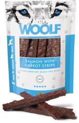 WOOLF Salmon With Carrot Strips 100g fasii somon cu morcov, recompensa caine