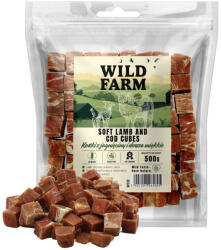 Wild Farm cuburi moi de miel și cod 500 g gustare pentru câini