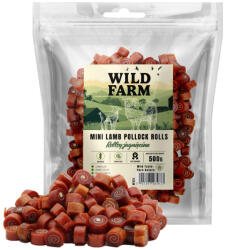 Wild Farm rulouri de miel 500 g gustare pentru câini