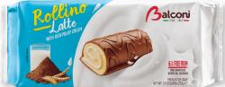 Balconi piskótatekercs 222g rollino latte - csokimártott tejszínes kr. 6x37g