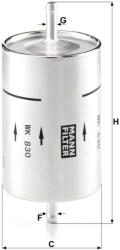 Mann-filter Üzemanyagszűrő Mann Filter WK 830 (WK830)