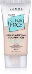 LAMEL OhMy Clear Face fond de ten cu acoperire ridicată pentru pielea problematică și grasă culoare 402 40 ml