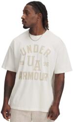 Under Armour Under Armour, Bő fazonú pamuttartalmú póló logóval, Fehér, Világosbézs, S (1390179-279-S)