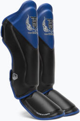 Top King Shin Guards sípcsont- és lábfejvédők Blend fekete/kék színben