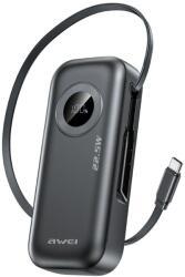 Awei PowerBank PA-9 10000mAh 22.5W fekete