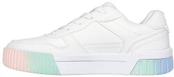 Skechers Skechers, Jade műbőr sneaker, Fehér, Sárga, Halványzöld, 28.5 EU (310890L-WMLT-28.5)